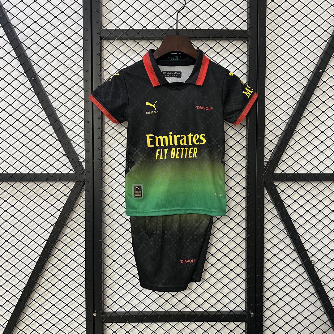 Kit Completo Niño AC Milan X Off White 25/26